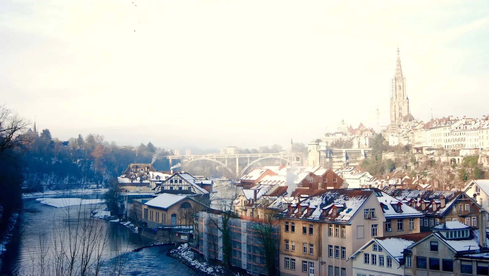 Photo from the city of bearn in the Winter